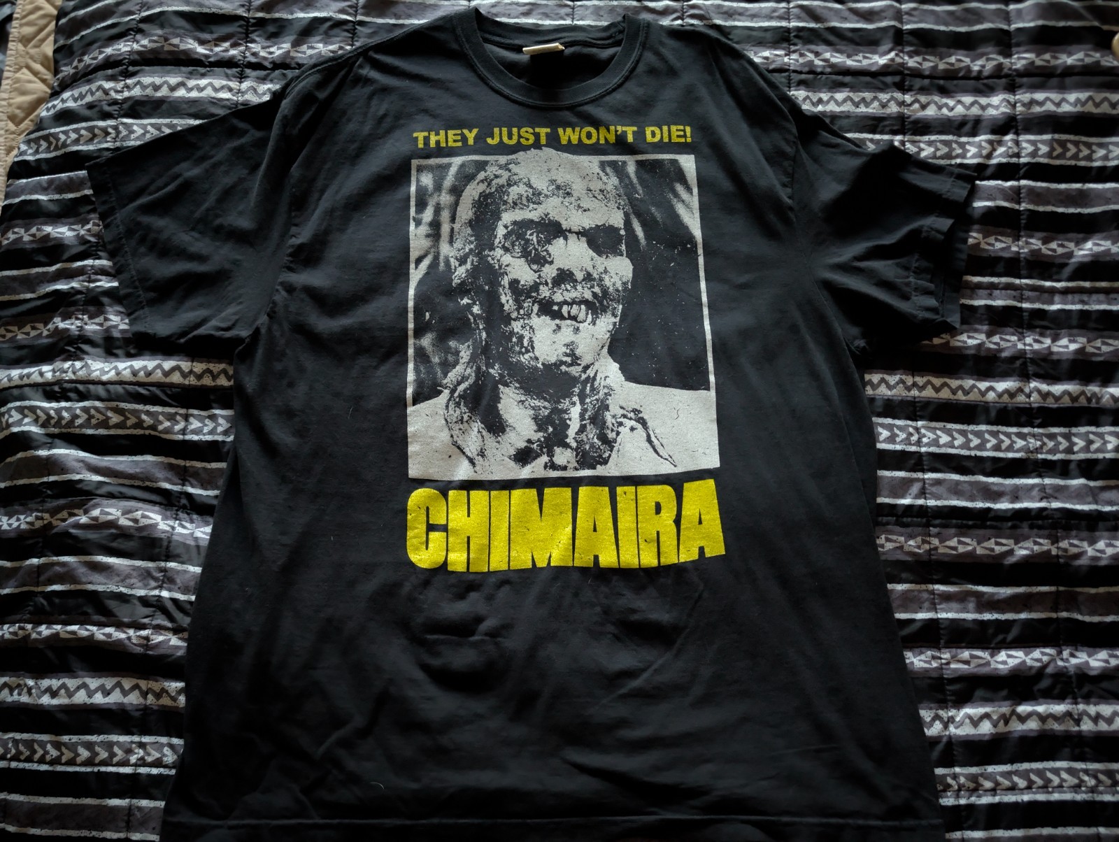 Chimaira Metal Band Zombie 1979 Zombi 2 XXL Black NEW Comfort Colors Heavyweight