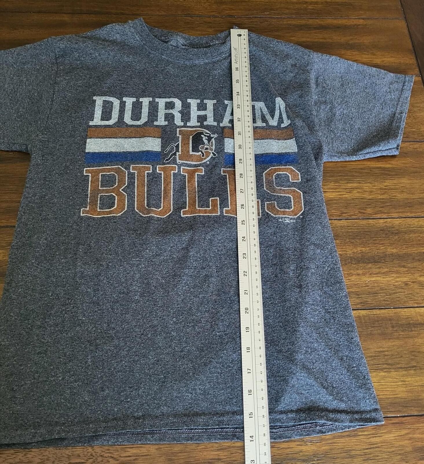 Durham Bulls Graphic T-Shirt Gray Size S