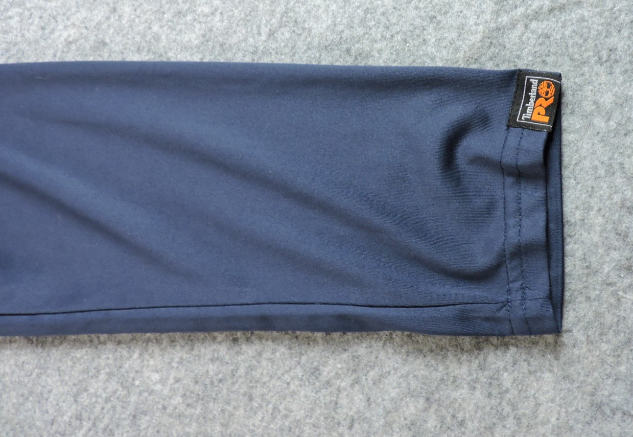 Timberland Pro Mens Medium Wicking Long Sleeve Athletic Fit Navy Blue T Shirt