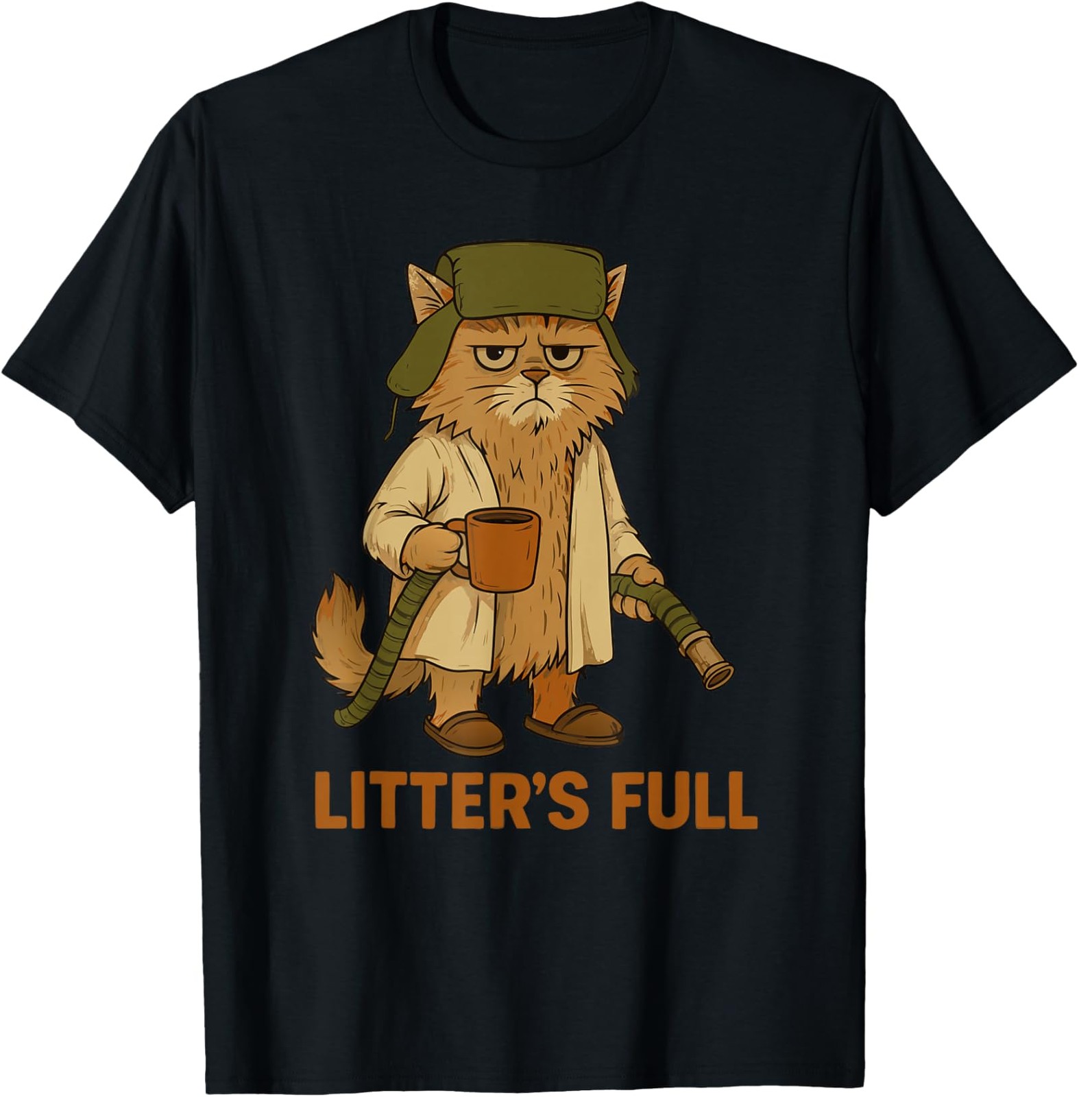Litter’s Full Funny Cat Lovers Christmas Xmas Funny Unisex T-Shirt