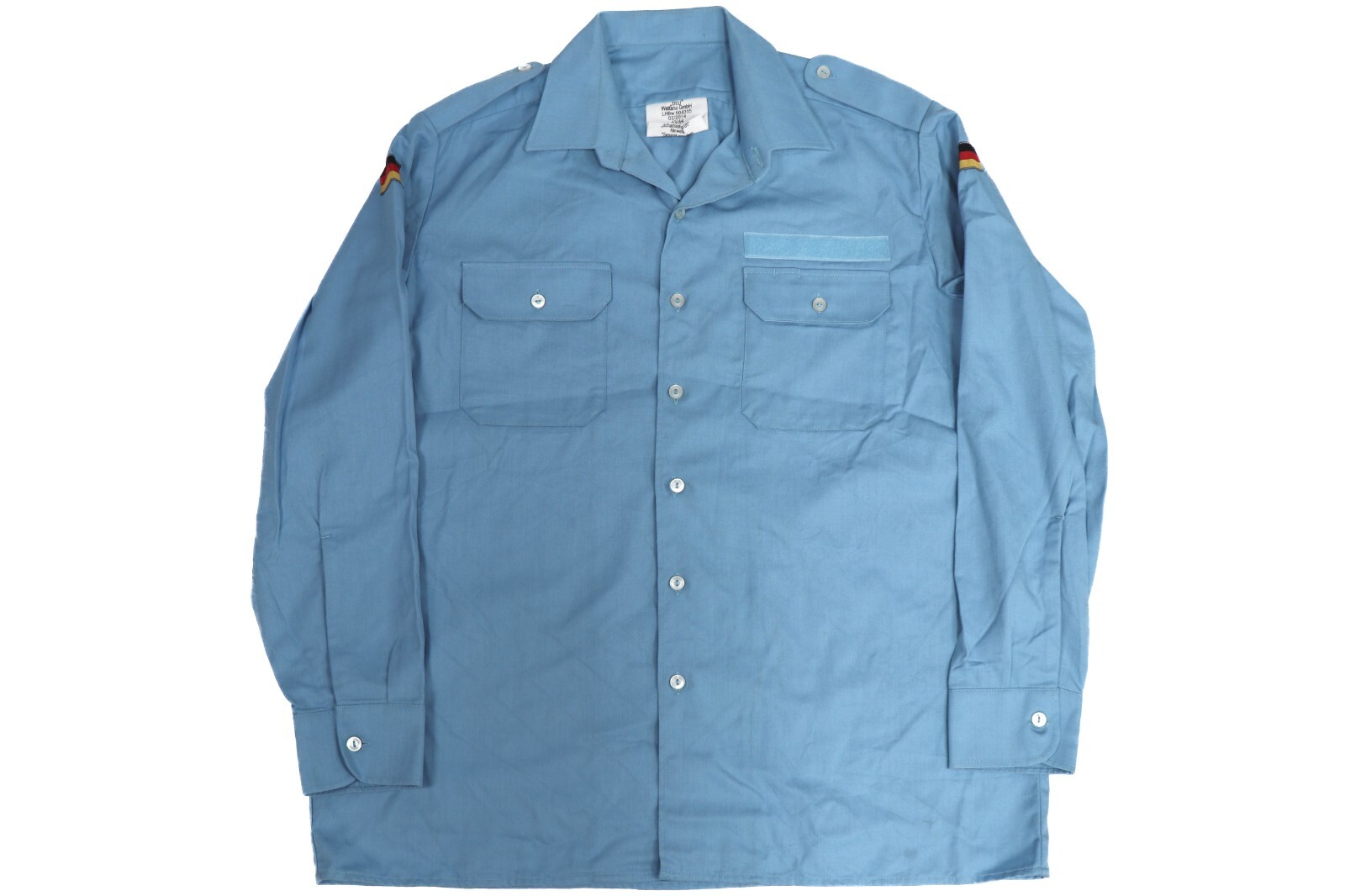German Bundeswehr Blue Work Shirt Navy Deutsche Marine Naval Deck Uniform Jacket