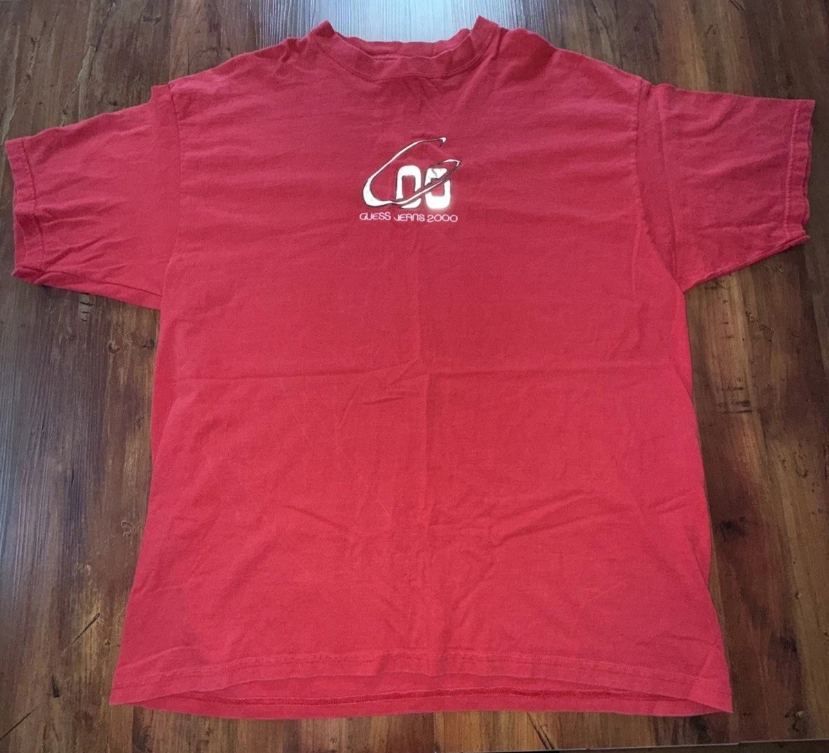 Vintage GUESS JEANS 2000 Tee Size XL Made In The USA Retro Street Wear Cali