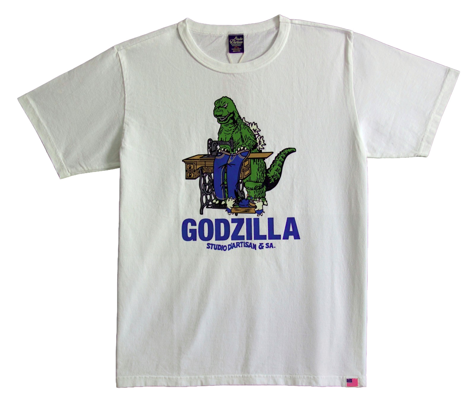 Studio D’Artisan GZ-015 Godzilla Collaboration T-Shirt XL NWT White Japan