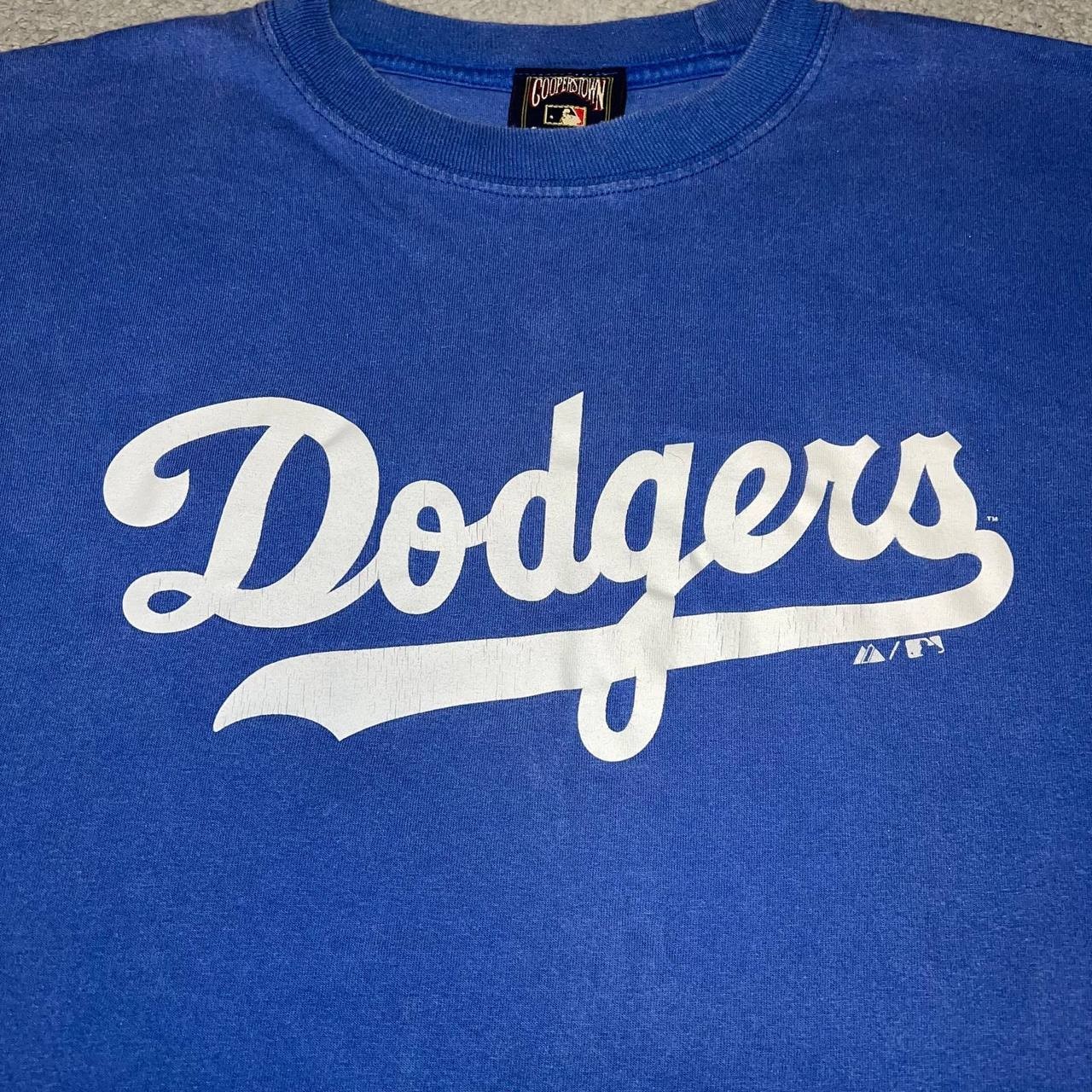 Cooperstown Majestic Brooklyn Dodgers Jackie Robinson T Shirt Men’s XL Blue #42