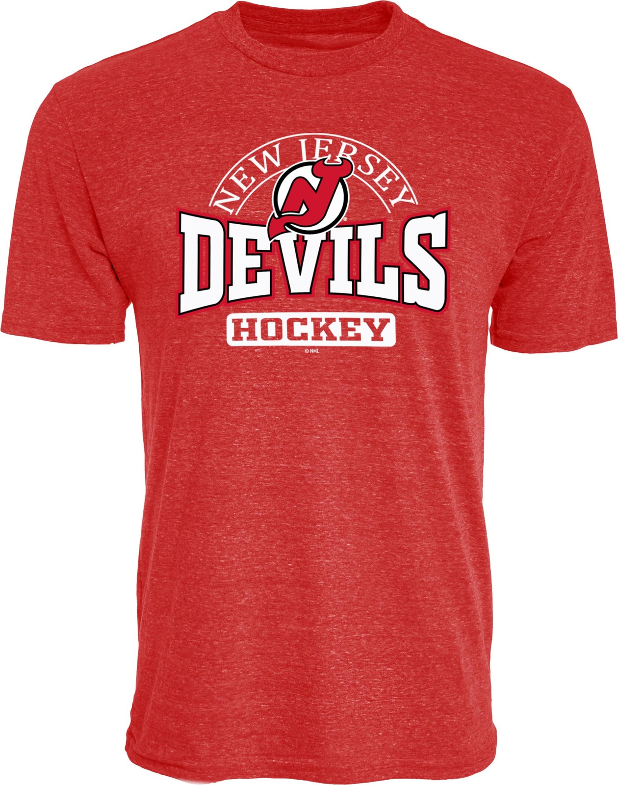 Blue 84 Jersey Devils Nhl Officially Licensed Tri-Blend T-Shirt Beards X-Large