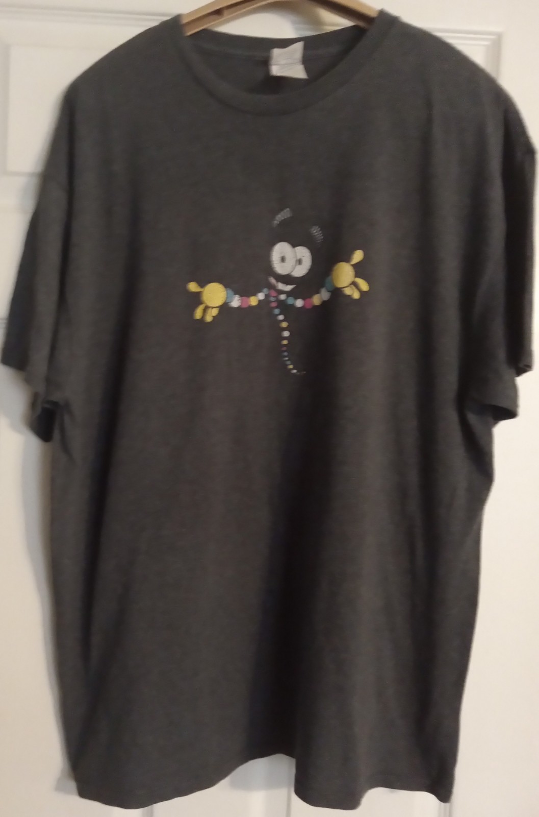 Mr. DNA Grey T-shirt. Adult Size XL. Jurassic Park. Used