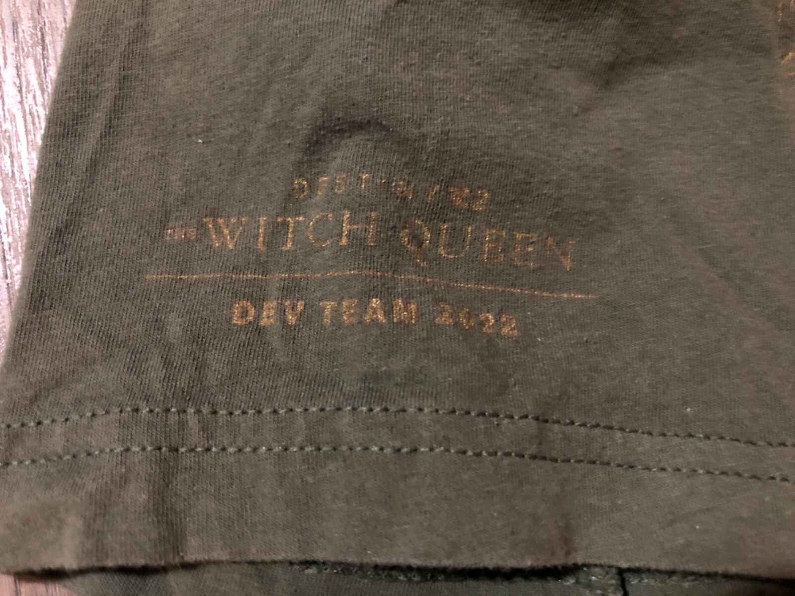Destiny 2 Witch Queen Dev Team 2022 T-Shirt (Worn and stained)