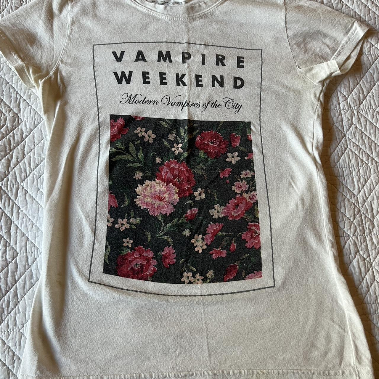 New Popular Vampire Weekend White T-Shirt Cotton Full Size