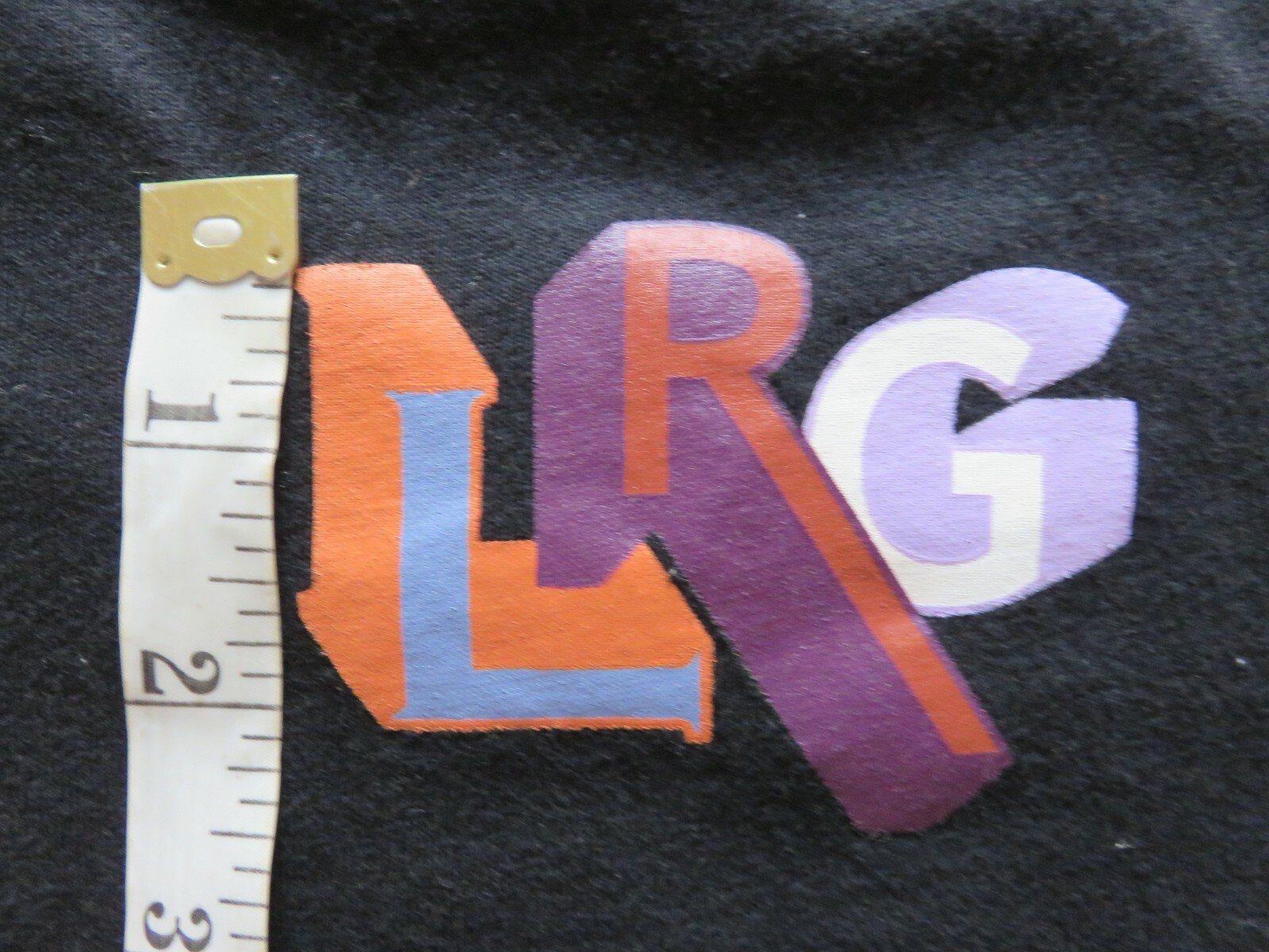 LRG Lifted Research Group Graphic Black T Shirt We Are The Kids Of America L