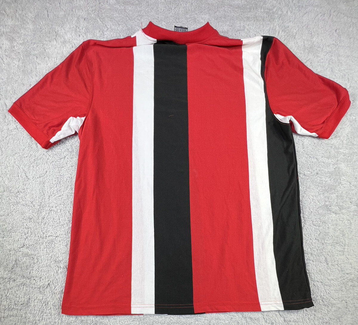Brooklyn State Men’s Vertical Stripe Crew Size 3XL Color Block Cotton Polyester