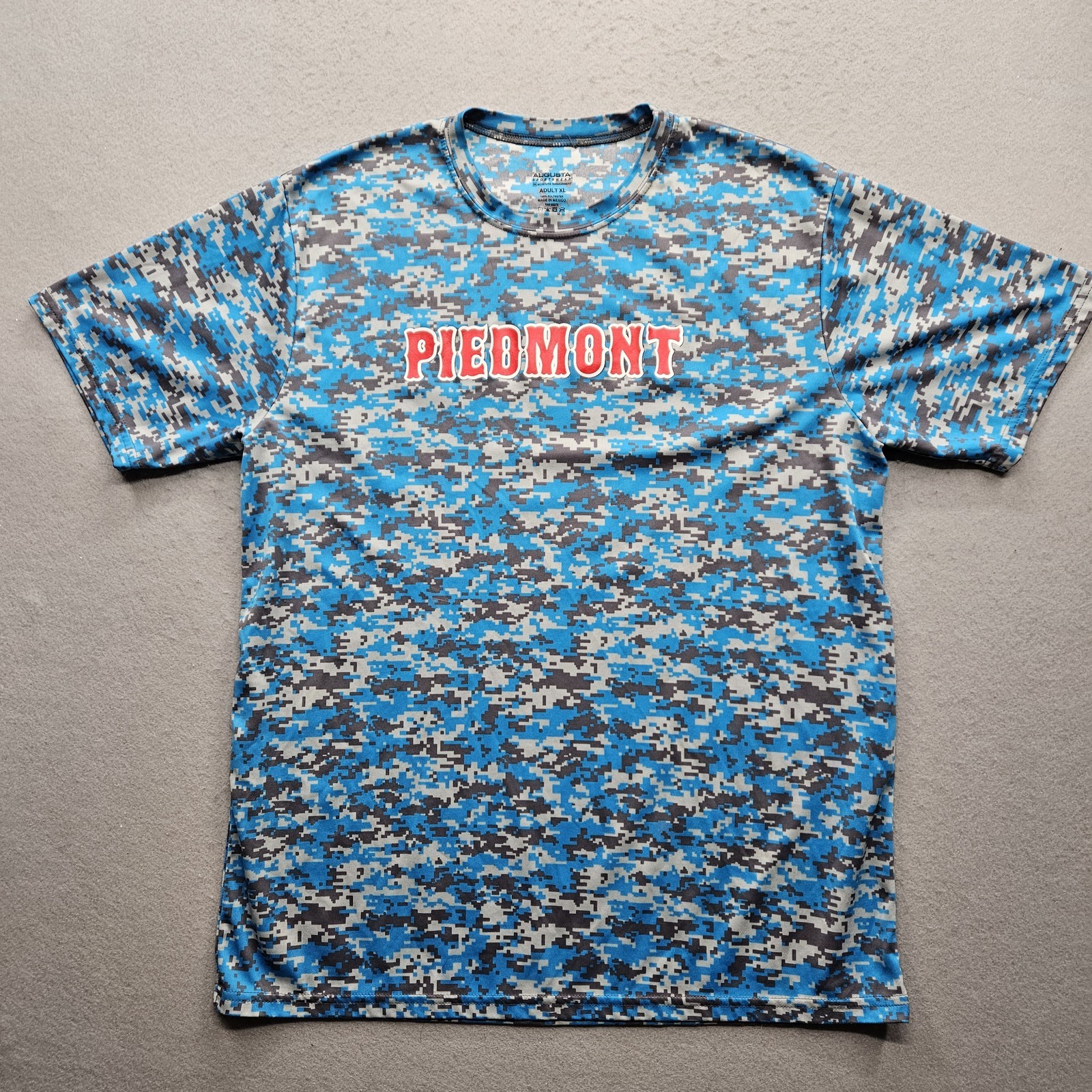 Augusta Sportswear Men’s XL Blue Piedmont Printed T-Shirt