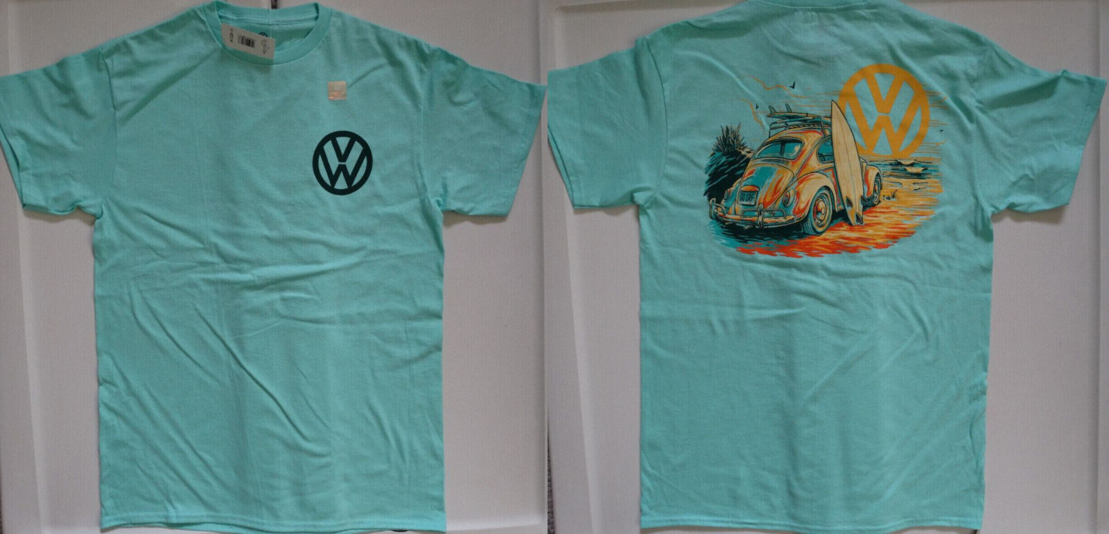 Volkswagen Bettle VW Surfboard Surf Bug Officially Licensed T-Shirt