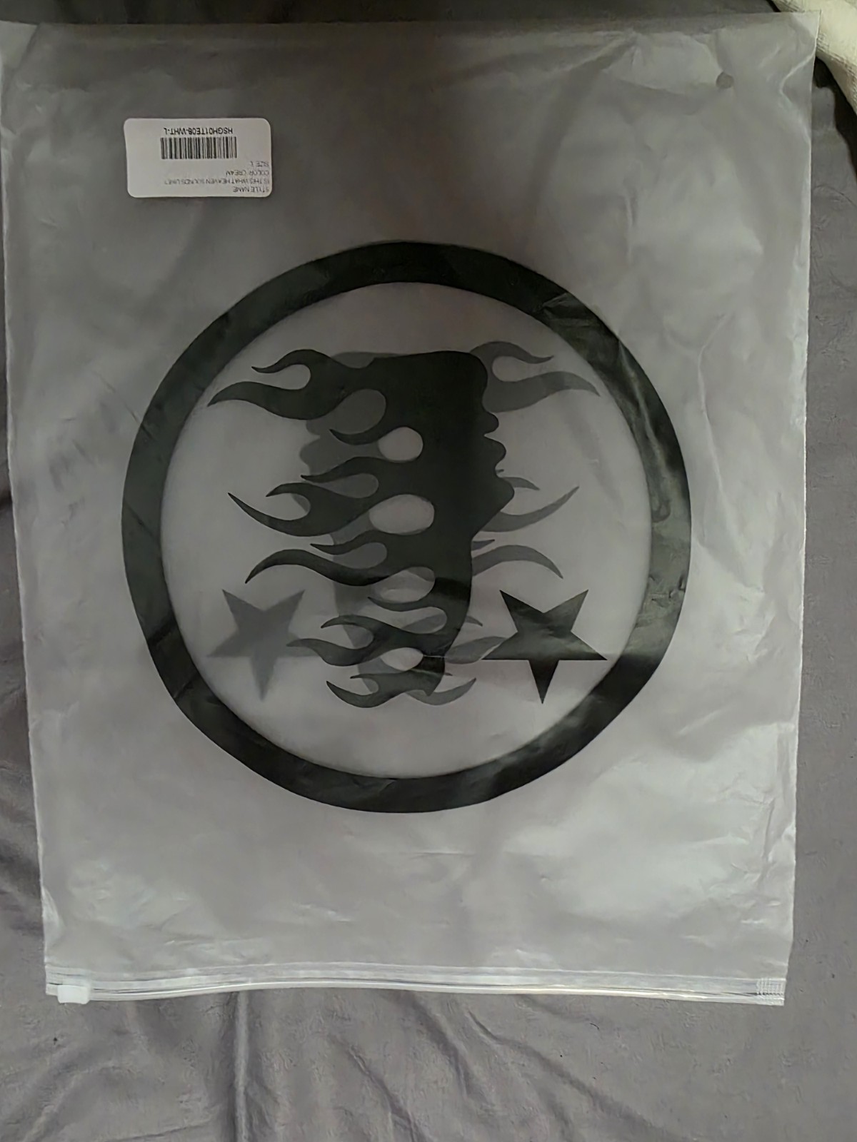 Hellstar “Is This What Heaven Sounds Like” White Men’s L Tee Short Sleeve Crew