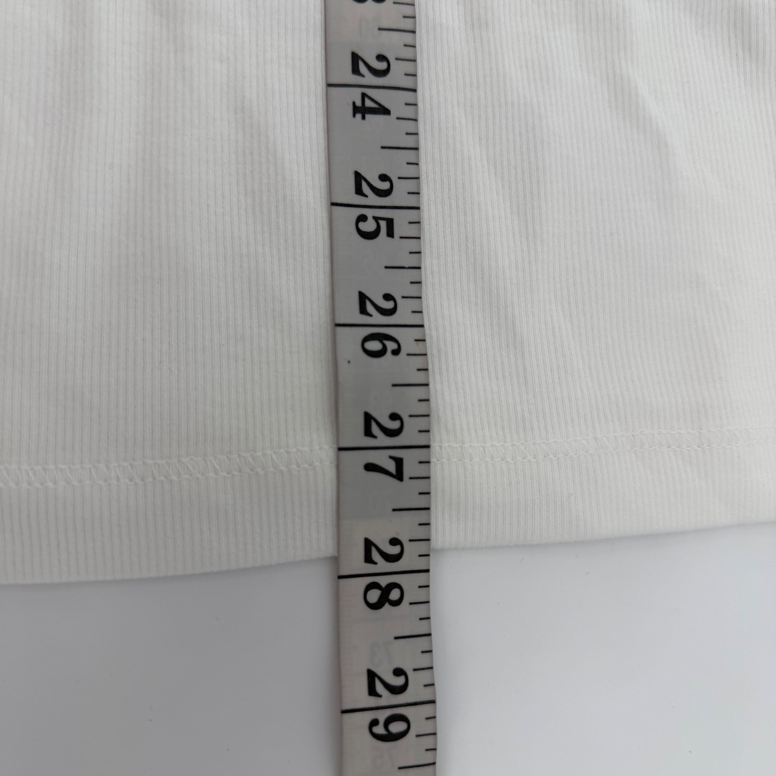 Todd Snyder Tank Top Mens L White Ribbed Tank Top KN1270422 Pima Cotton Modal