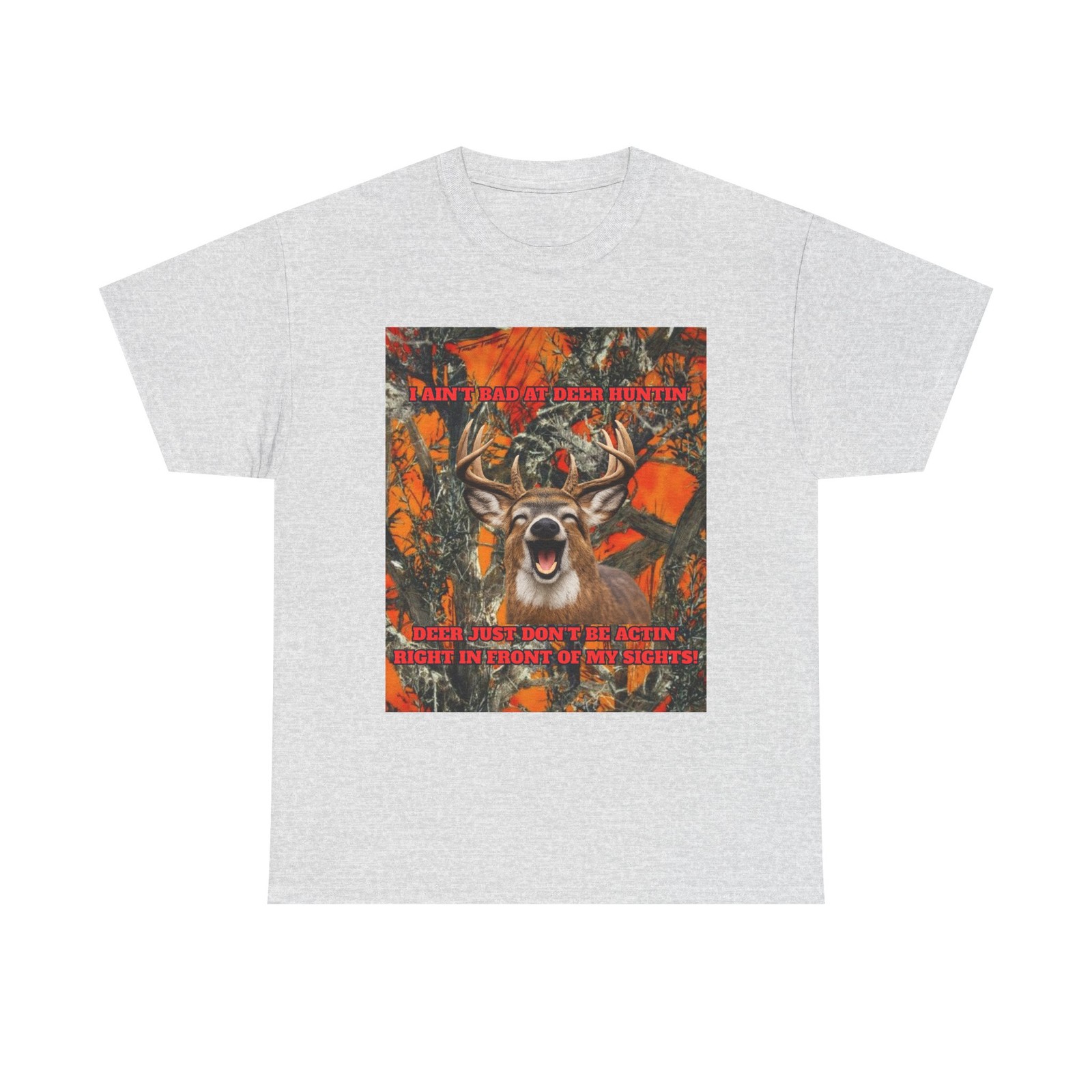 Roaring Buck Deer Tee | Hunting Camouflage Graphic Shirt