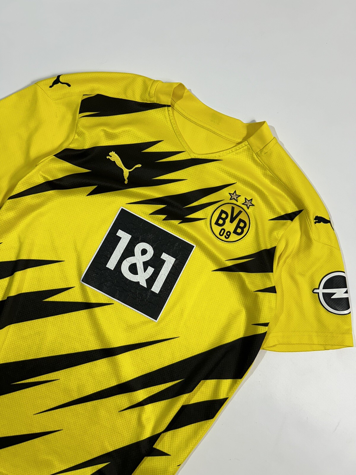 Rare Borussia Dortmund 2020-2021 Home Football Jersey Size M #9 Haaland