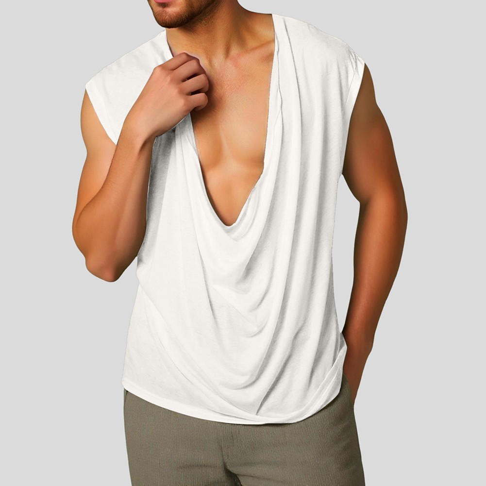 Men Vest Brand New Condition Loose Fit Polyester Fabric Regular Length