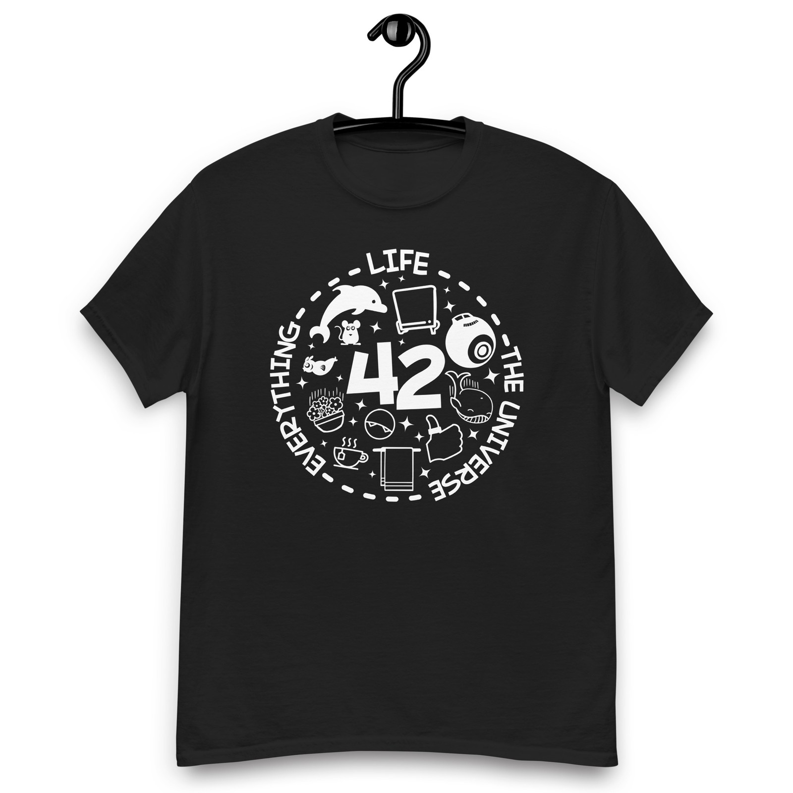 Hitchhikers Guide to the Galaxy 42: Life the Universe and Everything T-Shirt