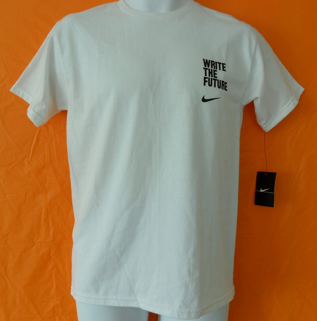 Nike VINTAGE WRITE THE FUTURE Brazil RONALDINHO Tee-jersey Shirt Top Men sz S nw