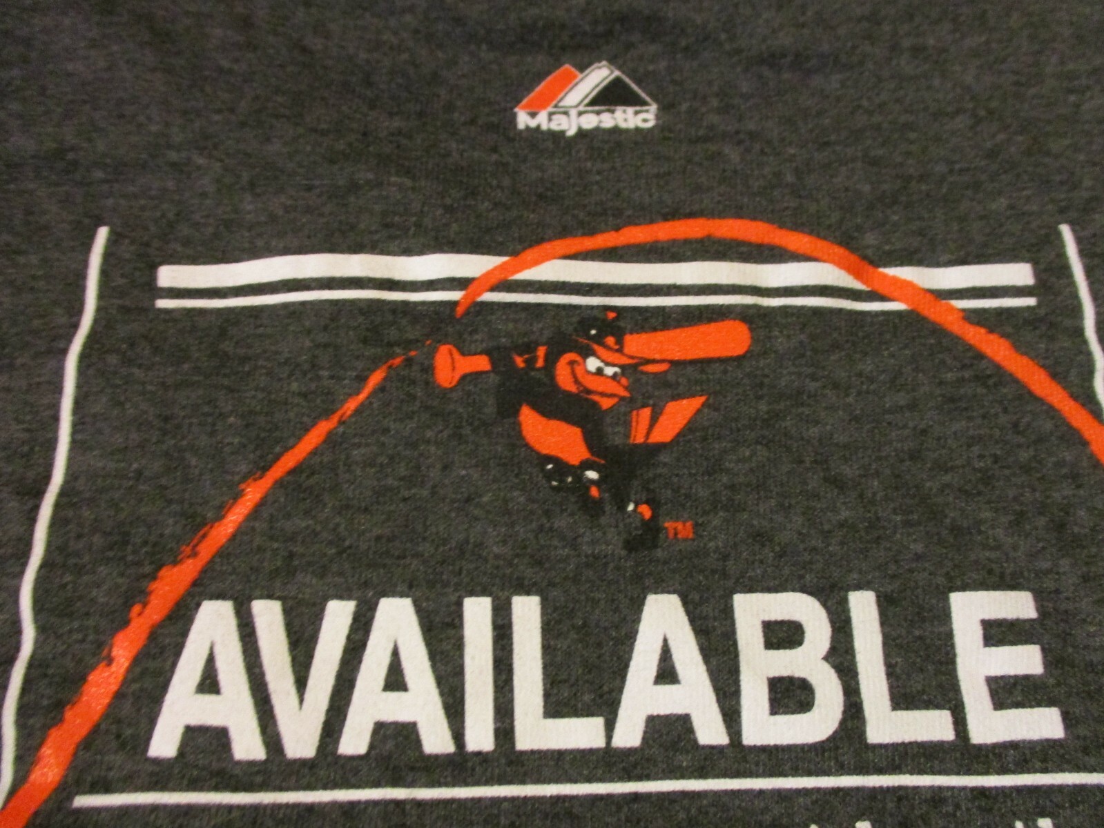 BALTIMORE ORIOLES AVAILABLE PERSONAL AD T-SHIRT- LG YANKEE FANS NEED NOT APPLY