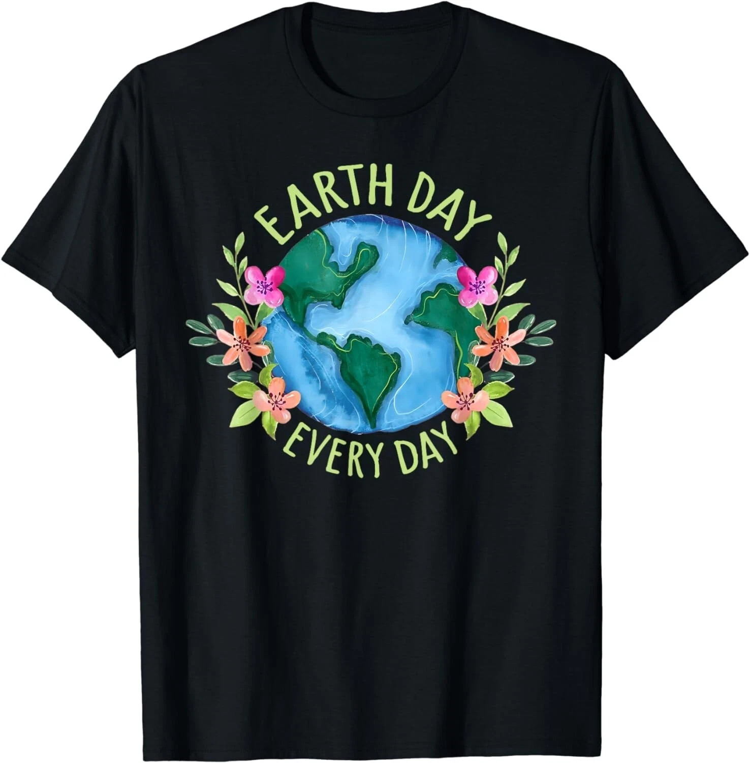 Earth Day Everyday Retro Environmental T Shirt Women Earth Day Gift Unisex Tee