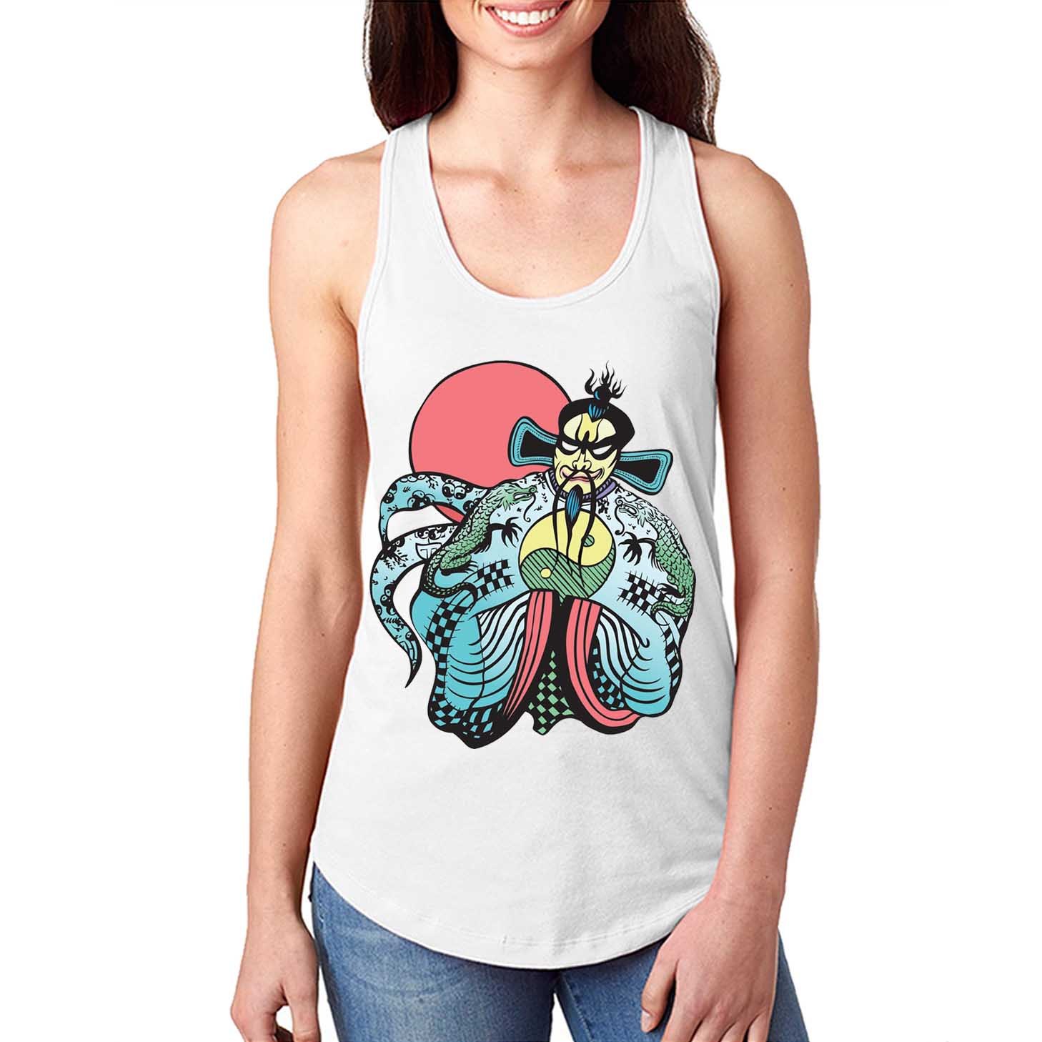 Fu Manchu Tank Top Big Trouble in Little China Jack Burton Halloween costume