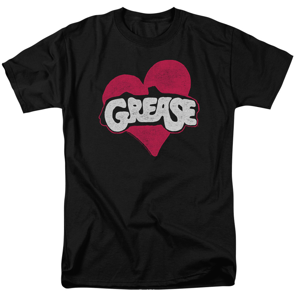 Grease Heart T-Shirt Sizes S-3X NEW