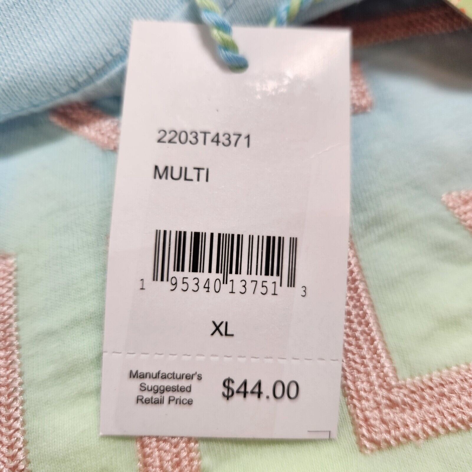Born Fly Men’s Size XL Embroidery T-Shirt NWT Blue Green Mint Pink (62)