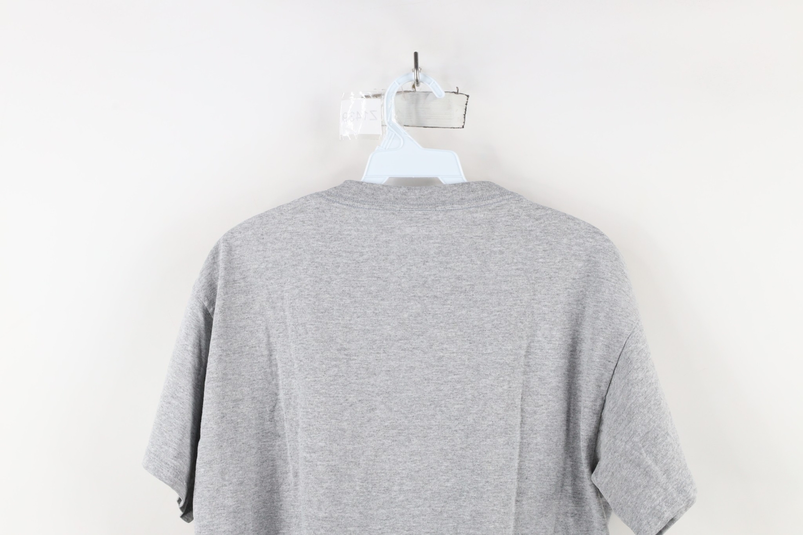 Vintage Asics Mens Size Medium Spell Out Block Letter Short Sleeve T-Shirt Gray
