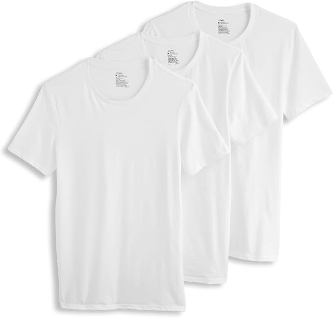 Jockey Men’s Undershirt Cotton Stretch Crew Neck Undershirt – 3 Pack L