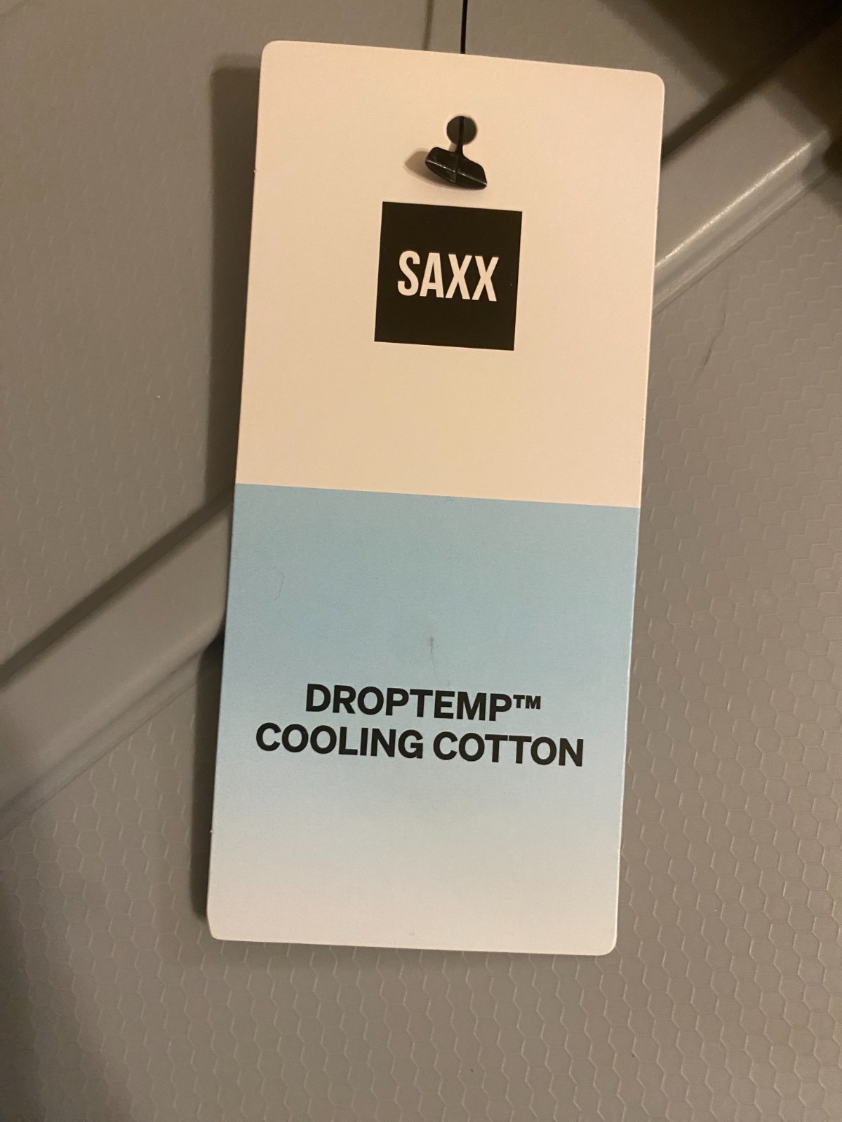 SAXX Men’s DropTemp Cooling Cotton Tee Dark Denim Small