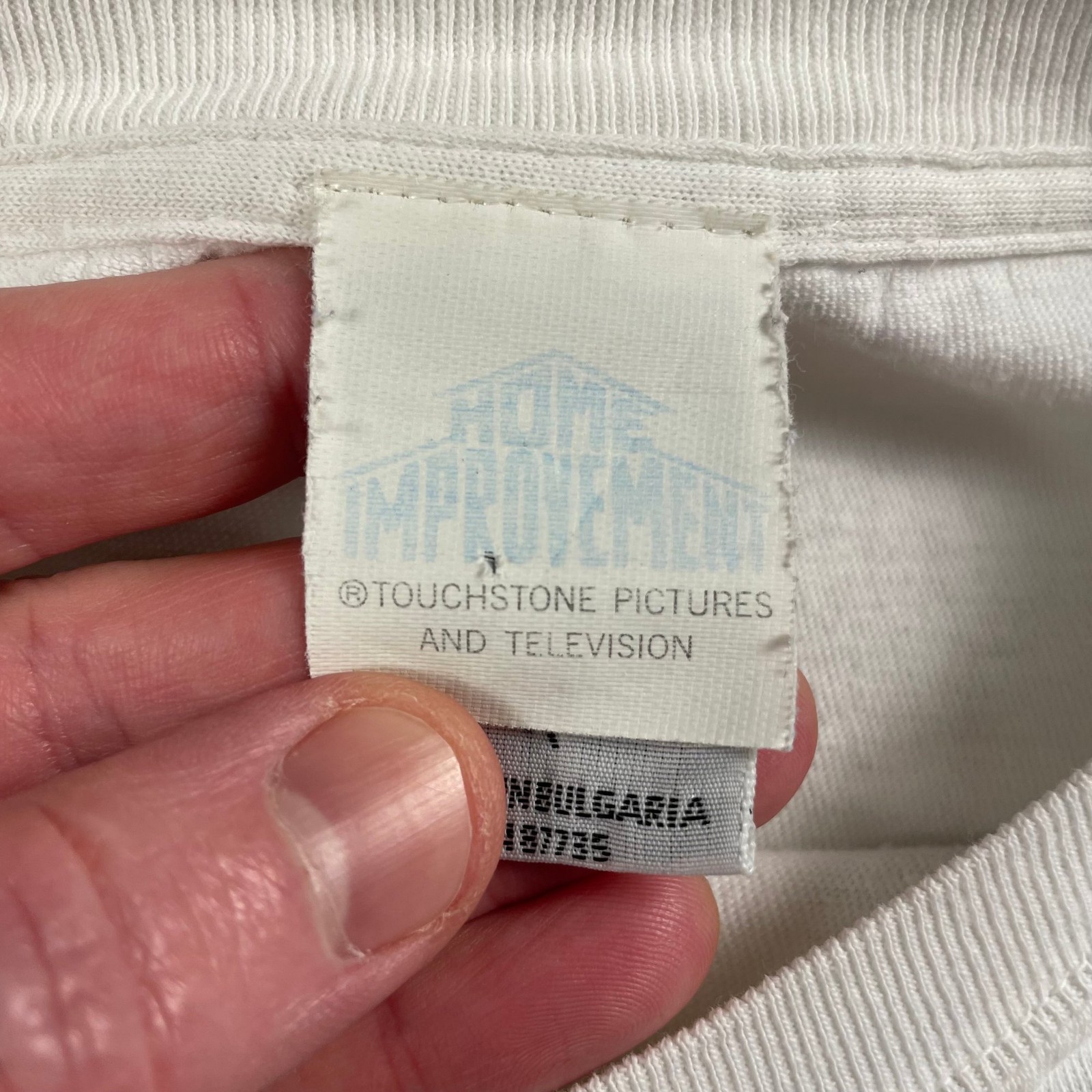 Vtg 90s Home Improvement Tee XL White Tool Screw Up Stanley Desantis TV Show USA