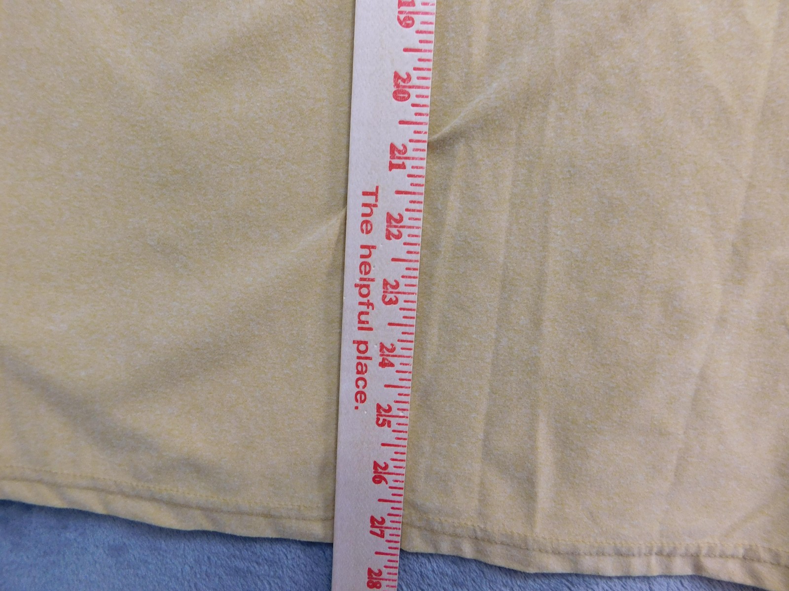 Tallwoods Shirt Mens L Yellow Henley Short Sleeve Polyester Spandex Jersey