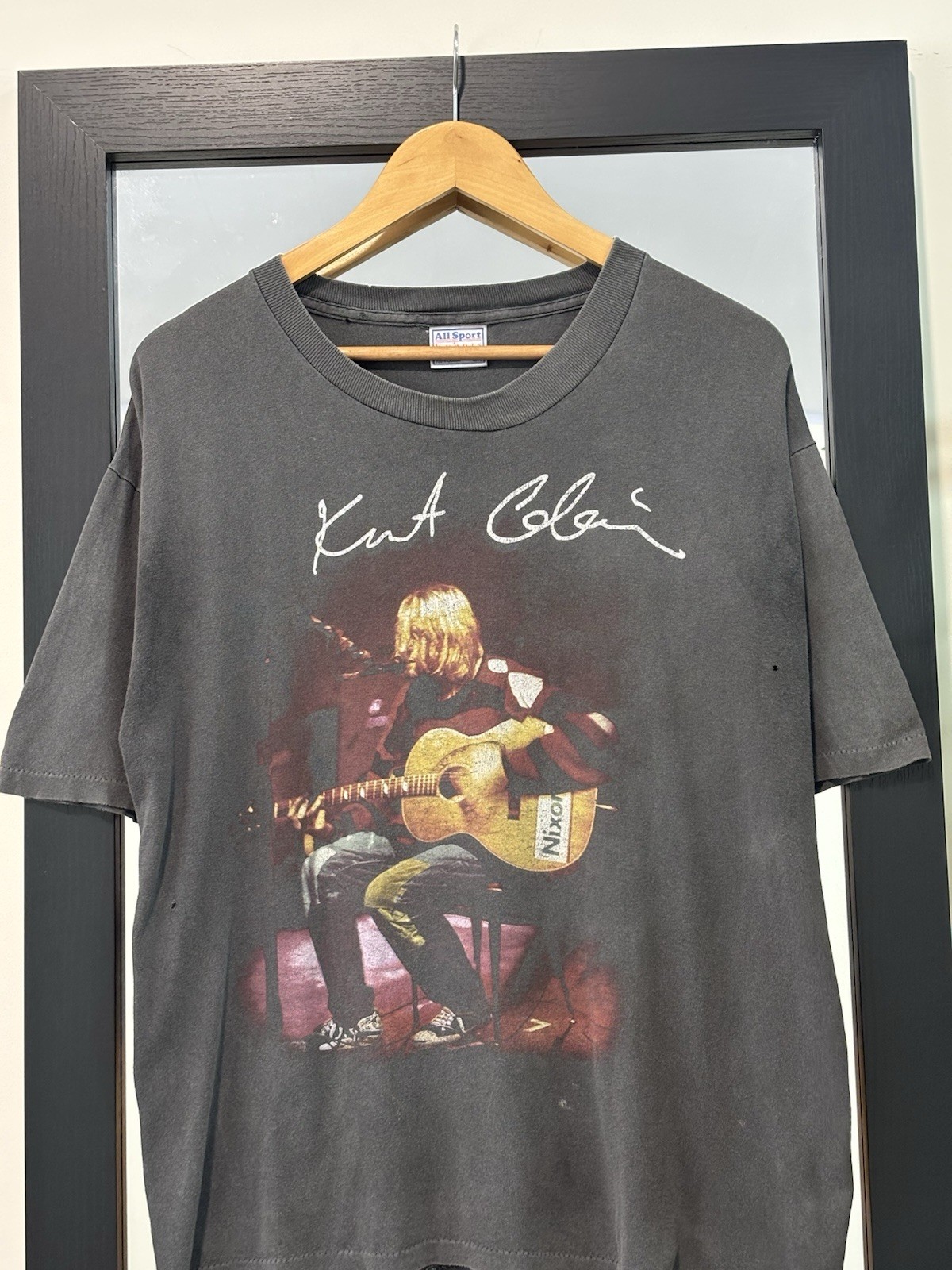 Vintage 90s Kurt Cobain MTV Unplugged Tshirt Large