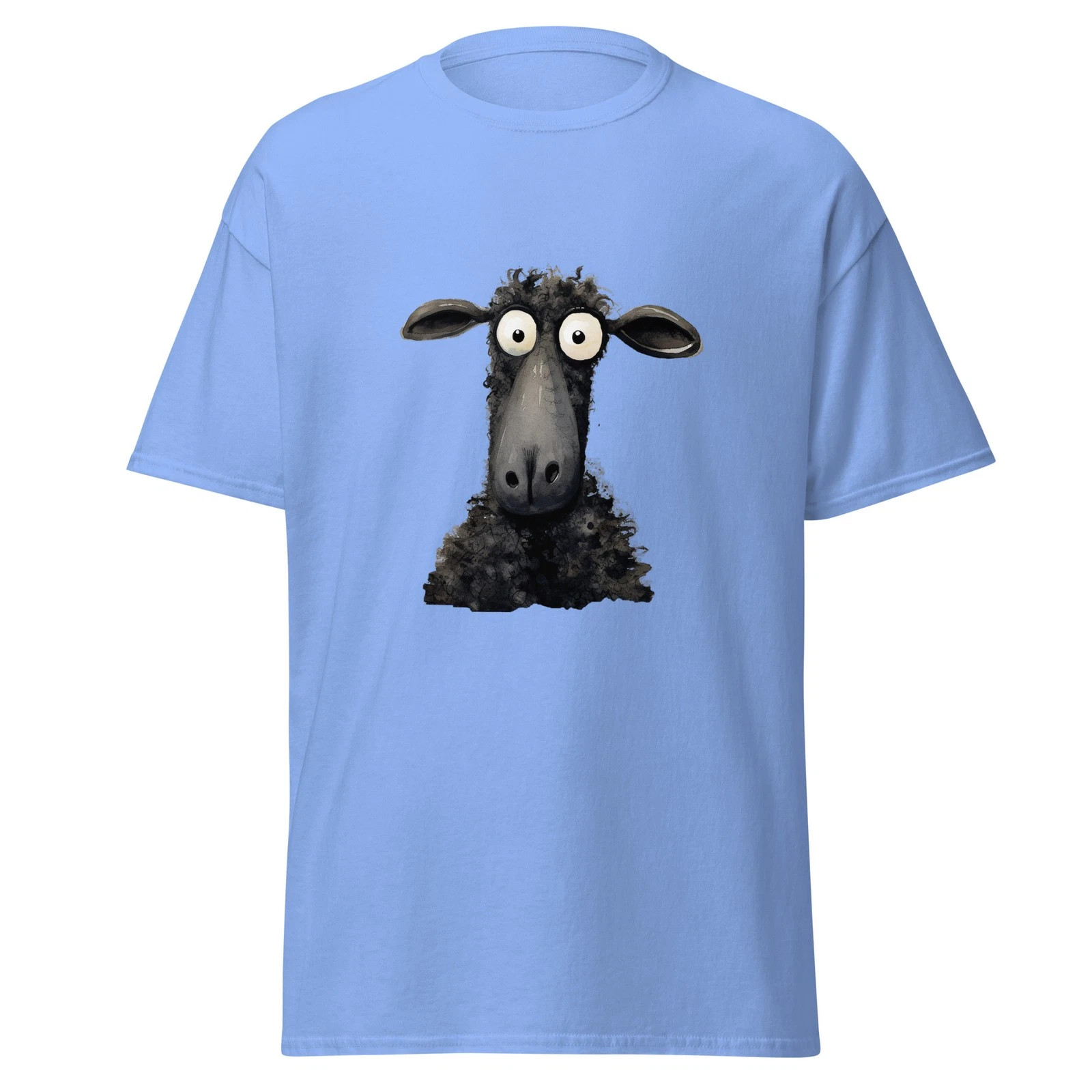 Funny Black Sheep t shirt Unisex Classic Tee Light Blue men S-5XL