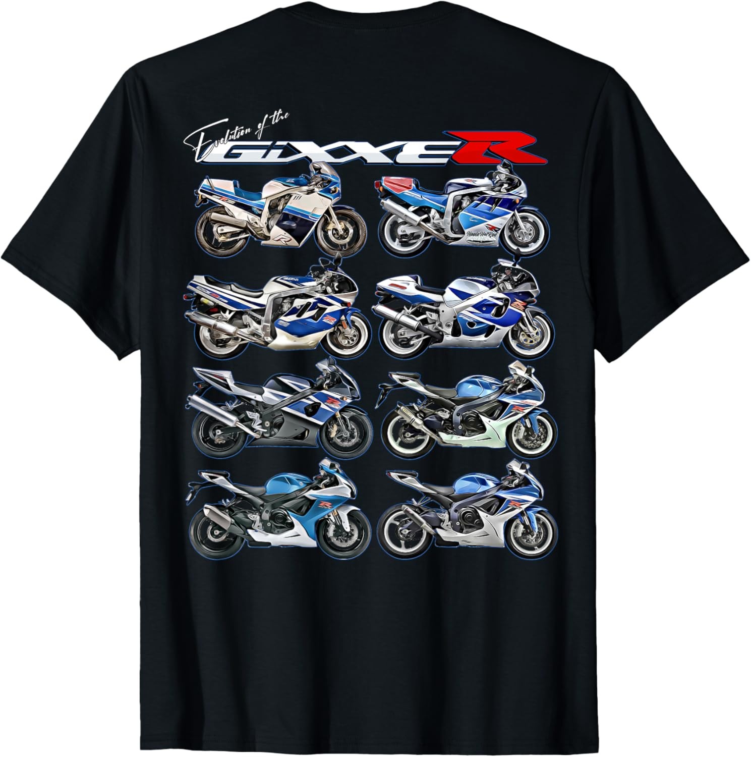 Gixxer,Evolution,GSXR,Road Racing,Motorcycle,Motorbike,Bike T-Shirt