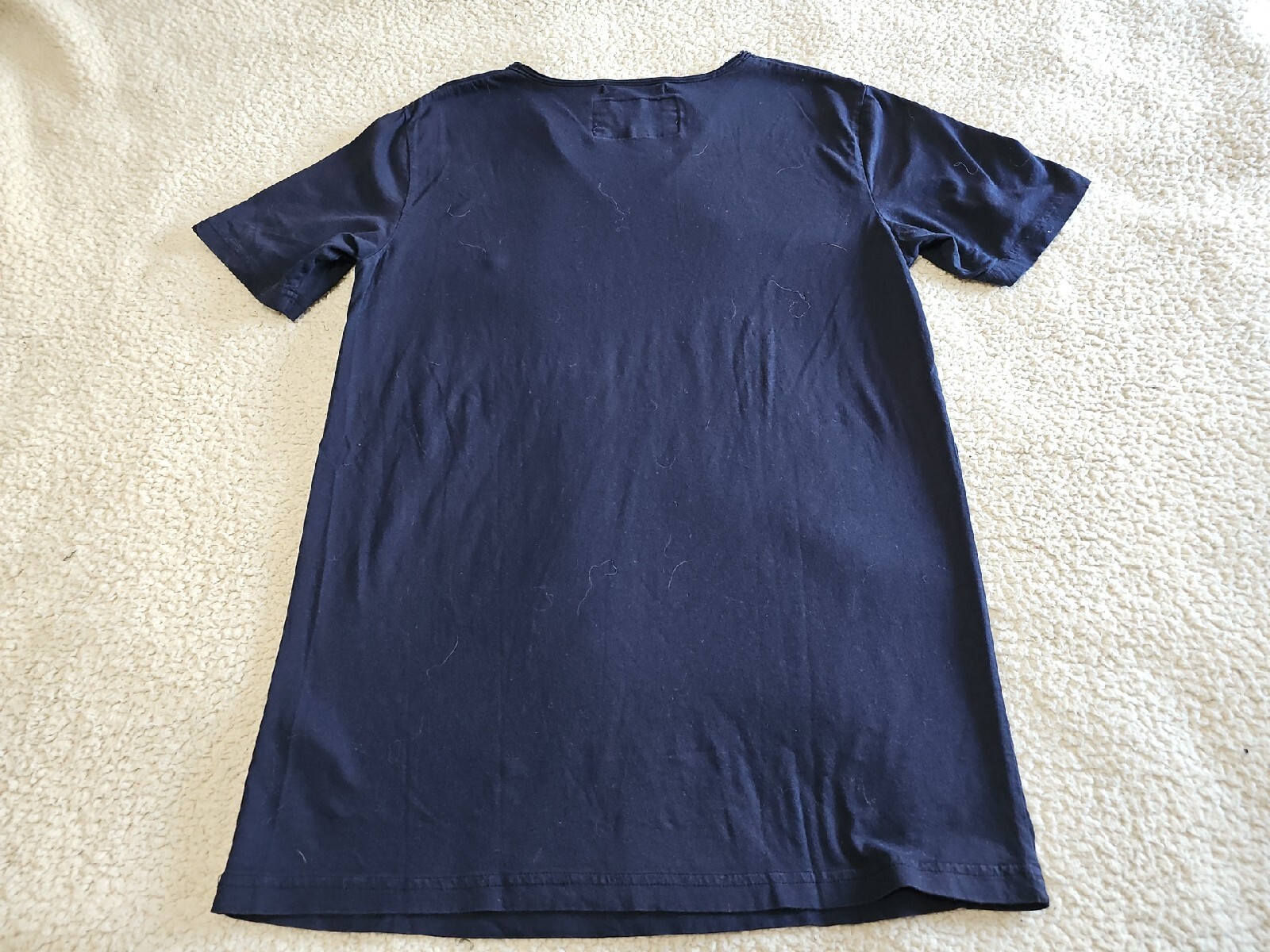 ALLSAINTS Spitalfields Jacks Place Blue S/S Tonic Scoop Neck Shirt Sz XS