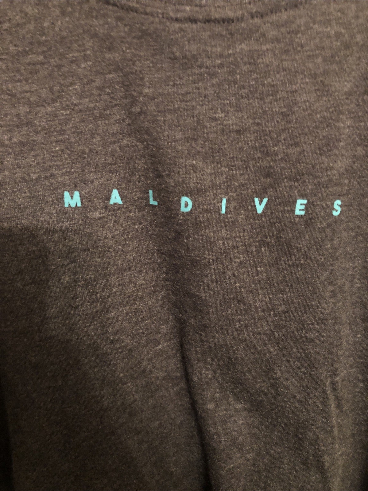 Sea Tribe Maldives “Coordinates”100% Cotton Graphic Gray Tee Shirt. Mens XL NWOT