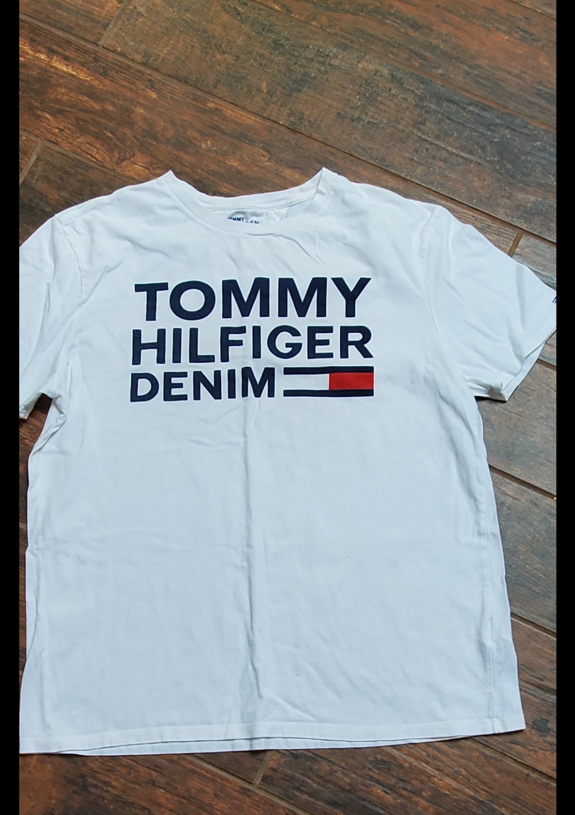 Tommy Hilfiger Men’s Short Sleeve T-Shirt Large, White