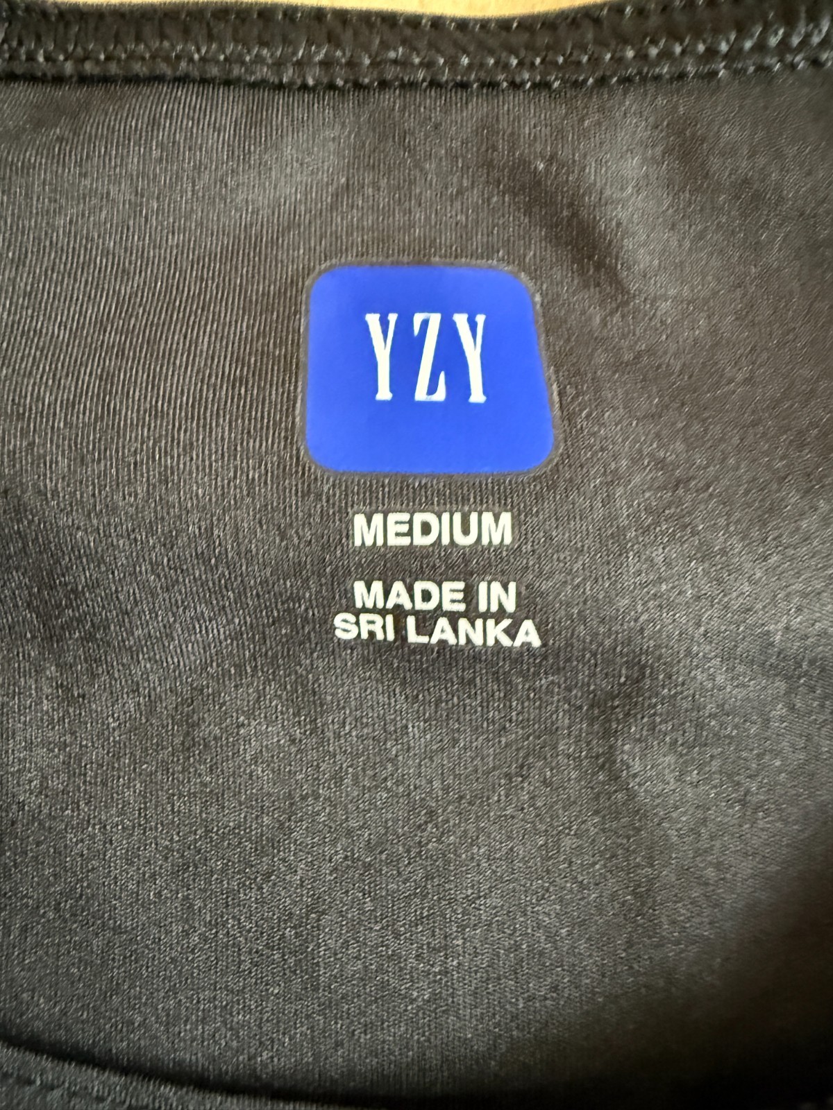 SIZE M Yeezy YZY x GAP x Balenciaga 29 Sleeveless Second Skin Shirt BLACK