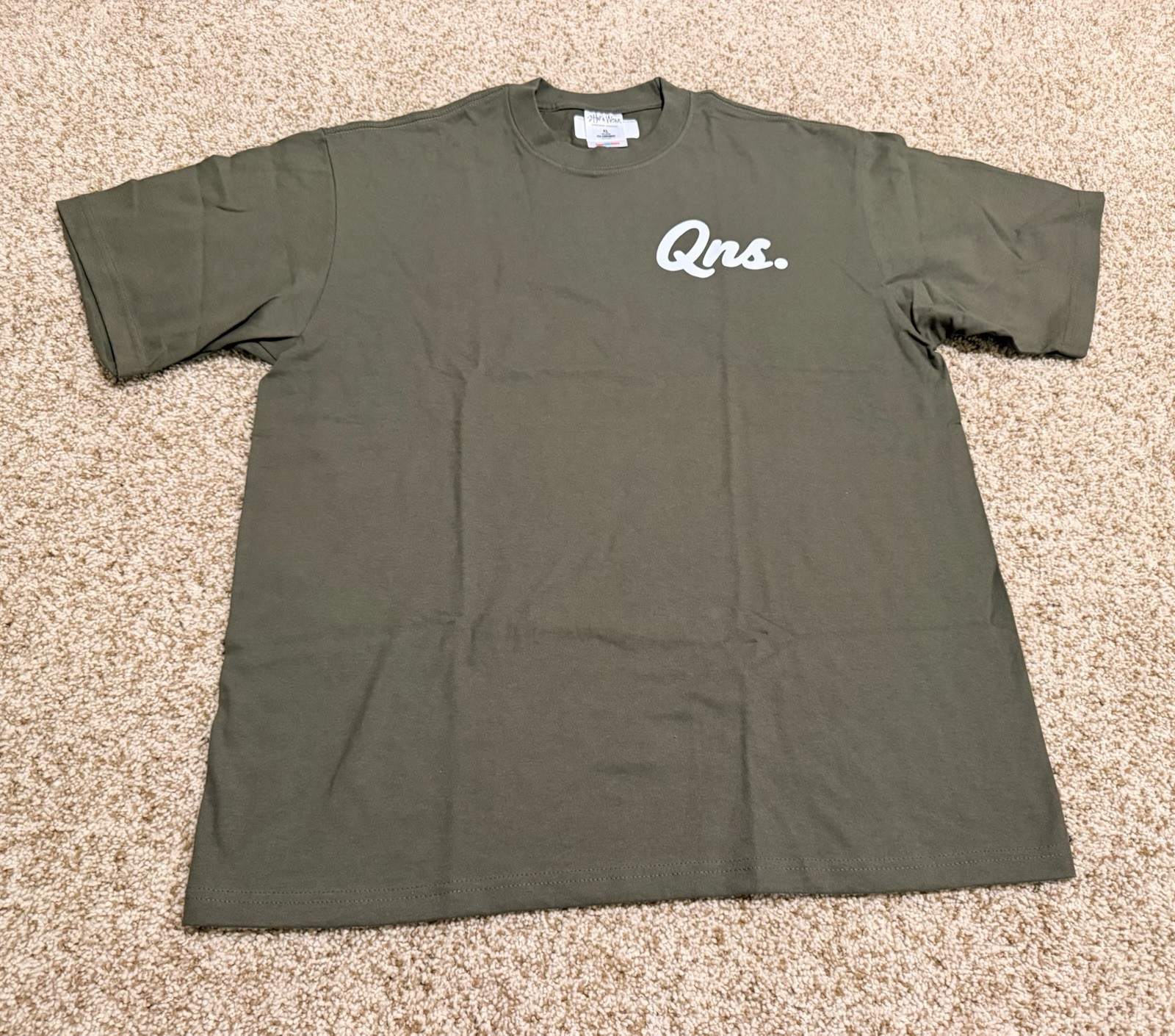 Shaka Wear Max Heavyweight Short Sleeve T-Shirt Olive Size XL, Qns.