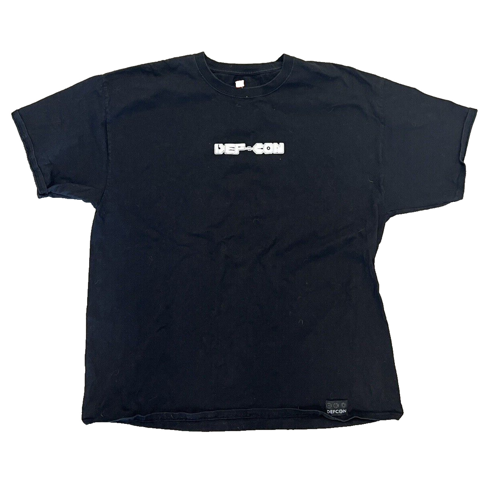 Vintage Def Con Minimal Design Mens 2XL Hacker Convention Las Vegas Free Ship!