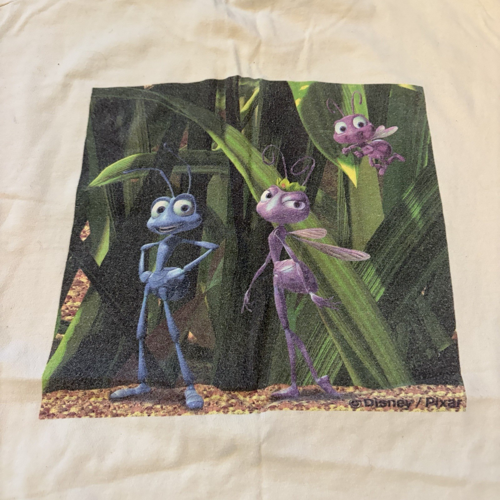 Vintage 1990s Bugs Life Tshirt Movie Promo 22” X 28” XL