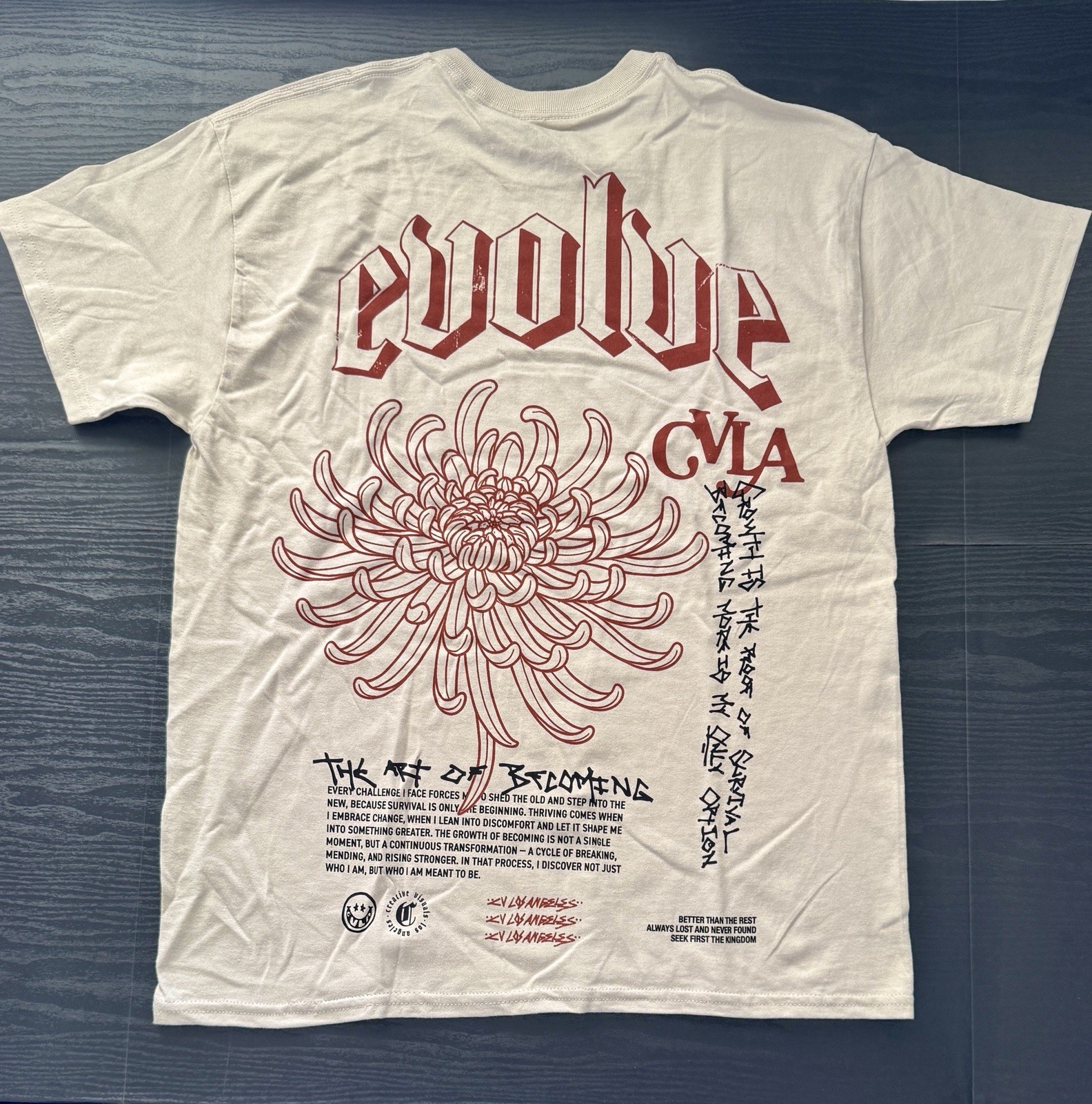 CVLA “Evolve” Graphic Tee — NWOT