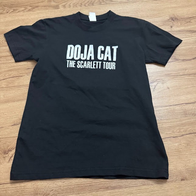 2023-24 Doja Cat The Scarlet Tour T Shirt Adult Size Small Black Concert Music