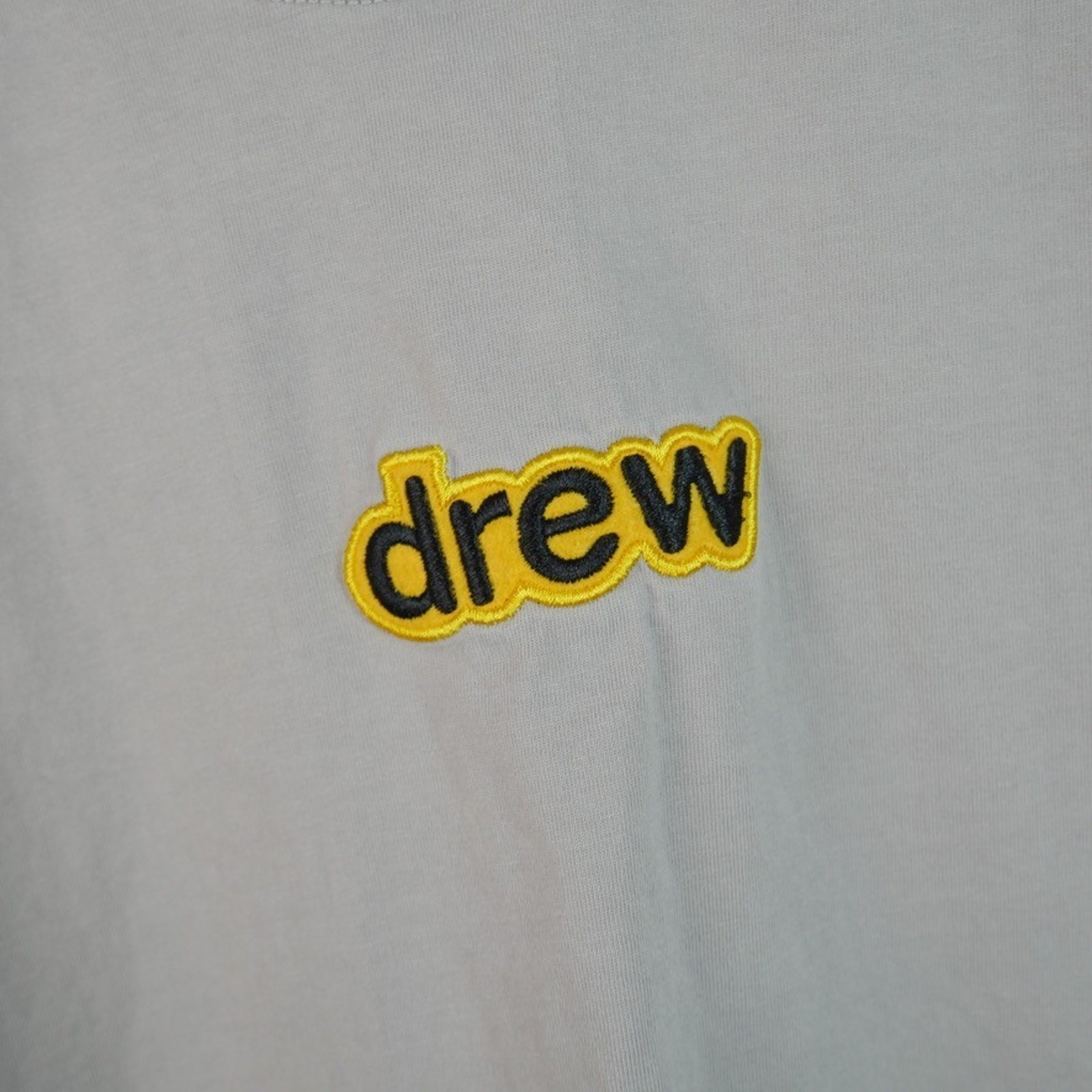 Drew House Medium T Shirt Embroidered Logo Justin Bieber Grey Streetwear Minimal