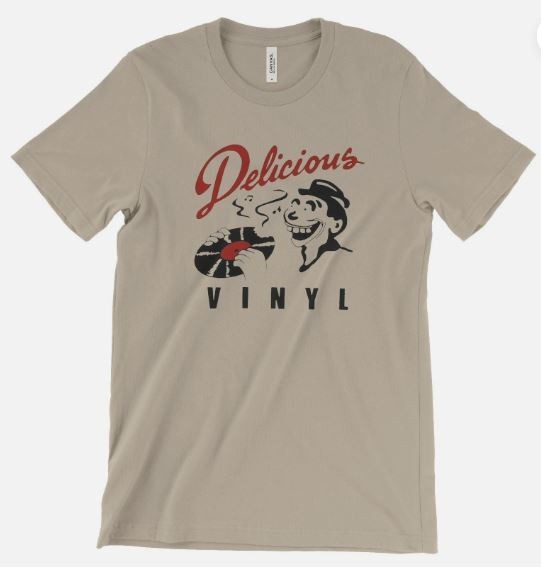 Delicious Vinyl Logo T-Shirt – Record Label – The Pharcyde – Independent Hip Hop