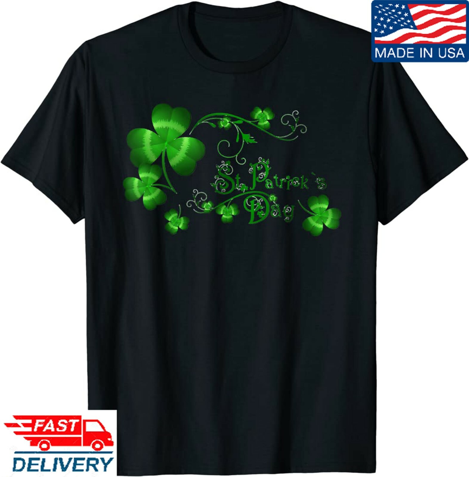 Happy ST Patricks day and shamrock Classic T-Shirt, Nice St. Patrick’s Day Shirt