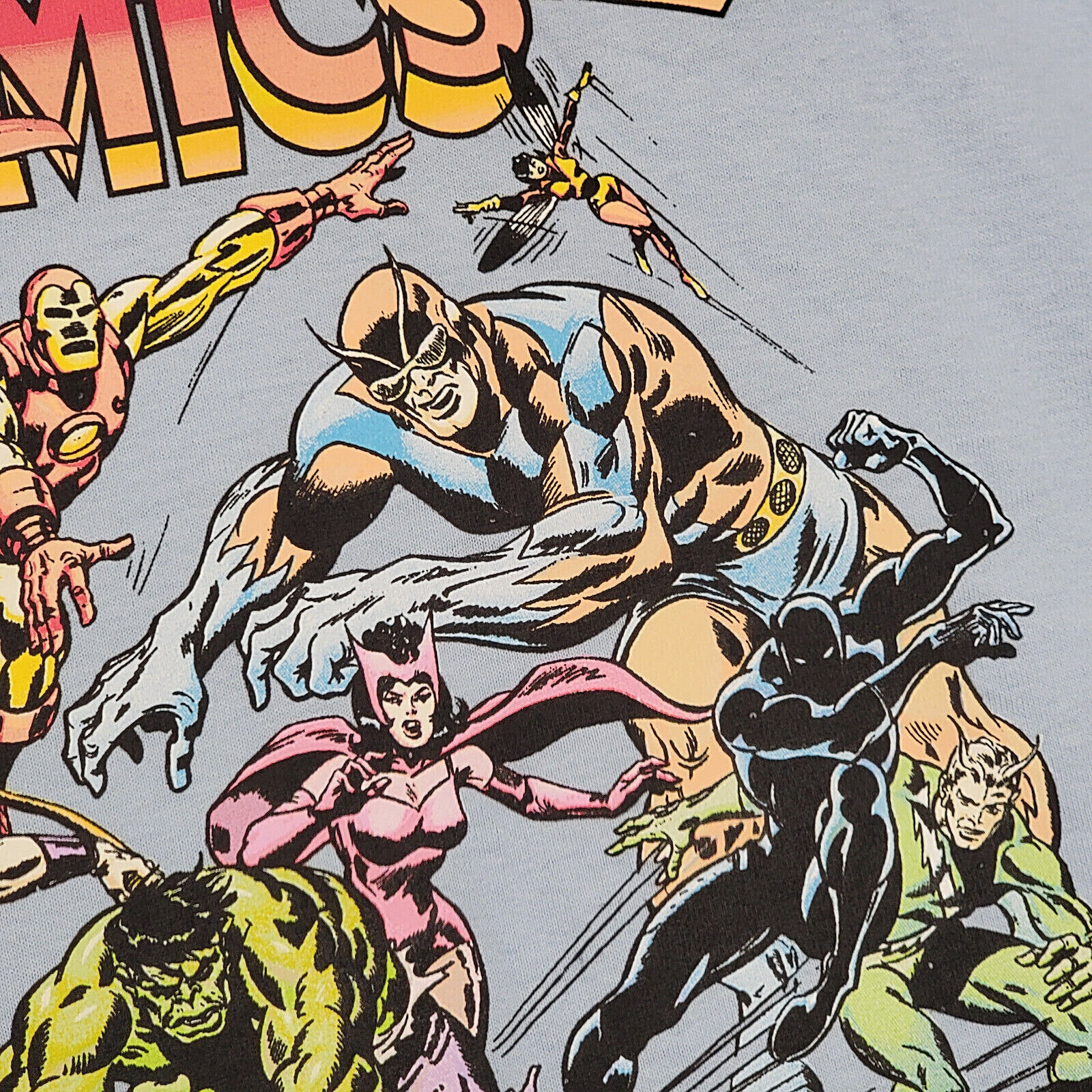 MARVEL Comics Mens 2XL XXL Blue Golden Age Aventures Hulk Thor Cpt America NWT