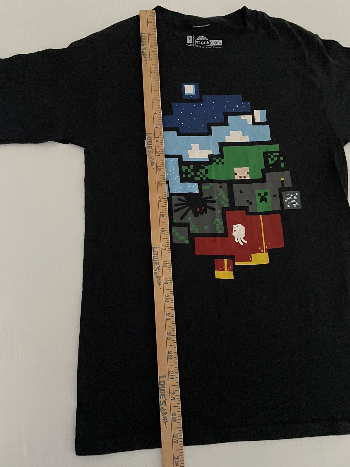 Think Geek Stuff for Small Masses Black Short Sleeve T Shirt Small 0124